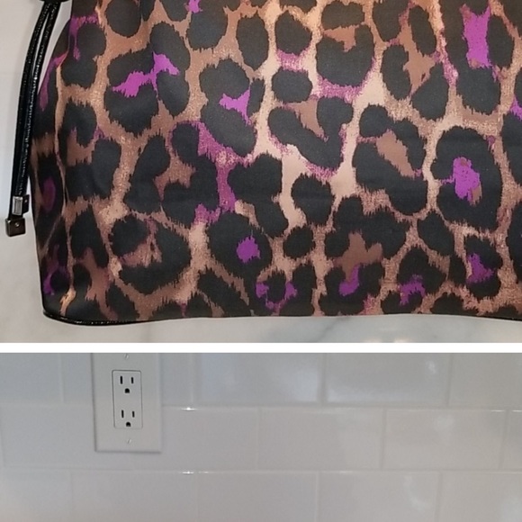 Coach HTF Ocelot Leopard Crystal Carry All Tote - Picture 3 of 10